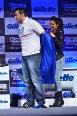 Malaika Arora Khan,Arbaaz Khan at Gillette promotional event in Mehboob, Mumbai on 9th Jan 2014